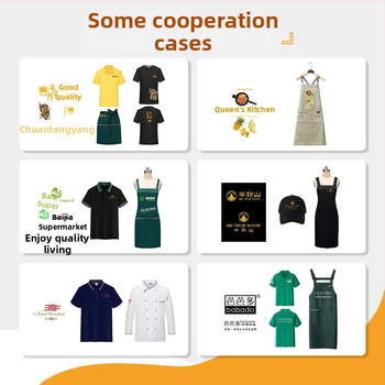 Predpasnik od 100% pamuka, vodootporan za catering s prilagođenim logom, prilagodljivim vratom u halter stilu, japanski stil, 8 boja