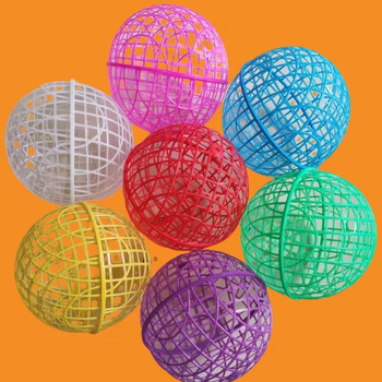 Kućište lampe od ratana, plastična lampa od ratana, kugla promjera 20–50 cm, atmosfera rasvjeta za krajolik