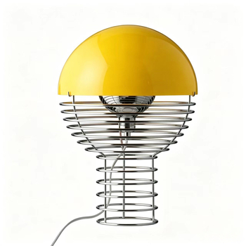 Stolna lampa s žaruljom, moderan energetski štedljiv dizajn, Bauhaus stil sredine stoljeća, kreativna personalizirana noćna svjetiljka za gostinjske sobe