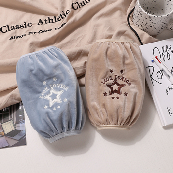 Crni unisex zaštitni rukav za posao, kratki model, protiv prljavštine, poliester, jedna veličina