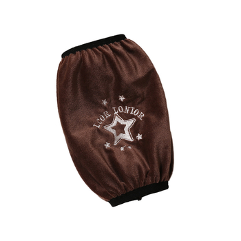 Crni unisex zaštitni rukav za posao, kratki model, protiv prljavštine, poliester, jedna veličina