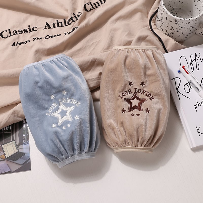 Crni unisex zaštitni rukav za posao, kratki model, protiv prljavštine, poliester, jedna veličina