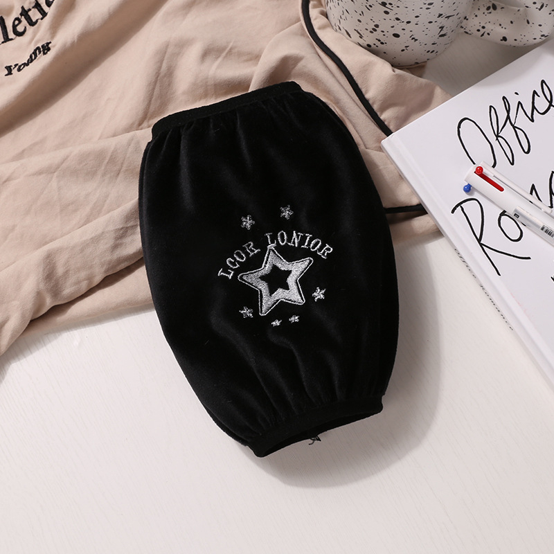 Crni unisex zaštitni rukav za posao, kratki model, protiv prljavštine, poliester, jedna veličina