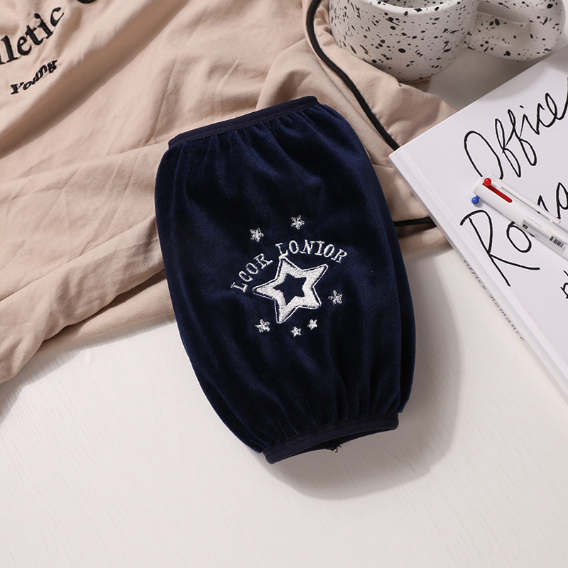 Crni unisex zaštitni rukav za posao, kratki model, protiv prljavštine, poliester, jedna veličina
