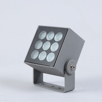 Kvadratno kućište od lijevane aluminijske legure, vodootporno, skup kućišta za vanjski LED reflektor, 90×90 mm, 9–12W