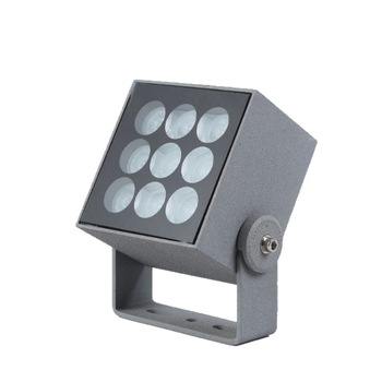 Kvadratno kućište od lijevane aluminijske legure, vodootporno, skup kućišta za vanjski LED reflektor, 90×90 mm, 9–12W