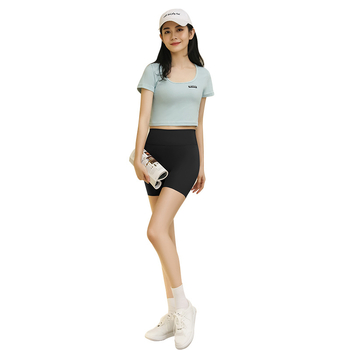 Ženske ¾ duljine šorceva sharkskin, visok pojas, oblikovanje trbuha, podizanje zadnjice, lagane ljetne joga shapewear šortse, plus veličina, podstava