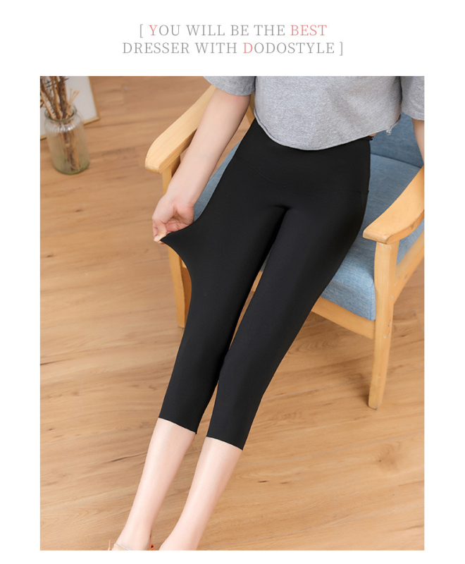 Ženske ¾ duljine šorceva sharkskin, visok pojas, oblikovanje trbuha, podizanje zadnjice, lagane ljetne joga shapewear šortse, plus veličina, podstava