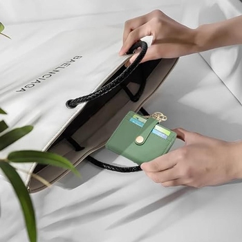 Unisex novčanik za kartice s RFID zaštitom, kratkog formata, europsko-američki stil, više pretinaca za kartice