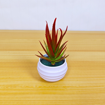 Umjetna sukulentna biljka u loncu – Aloe vera bonsai za dom i dekoraciju