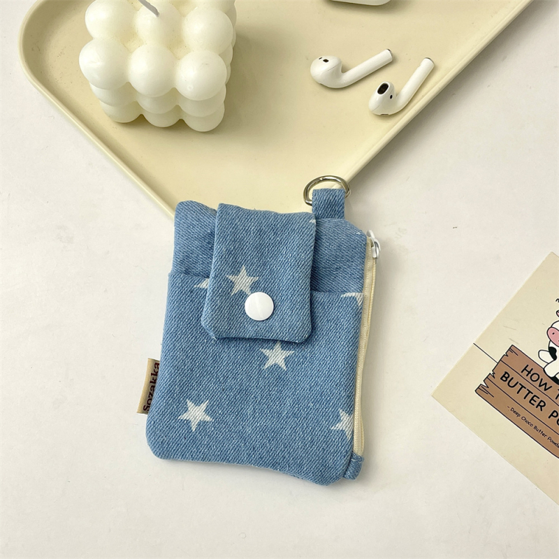 53301 Denim držač kartica s više pretinaca, kompaktan, velik kapacitet, zaštita za identifikacijske i kreditne kartice