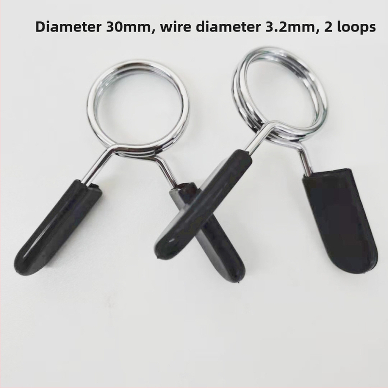 Proti uvoľneniu – pružinový klip pre tyč na činky a činky – rozmery 24mm, 25mm, 28mm, 30mm, 50mm