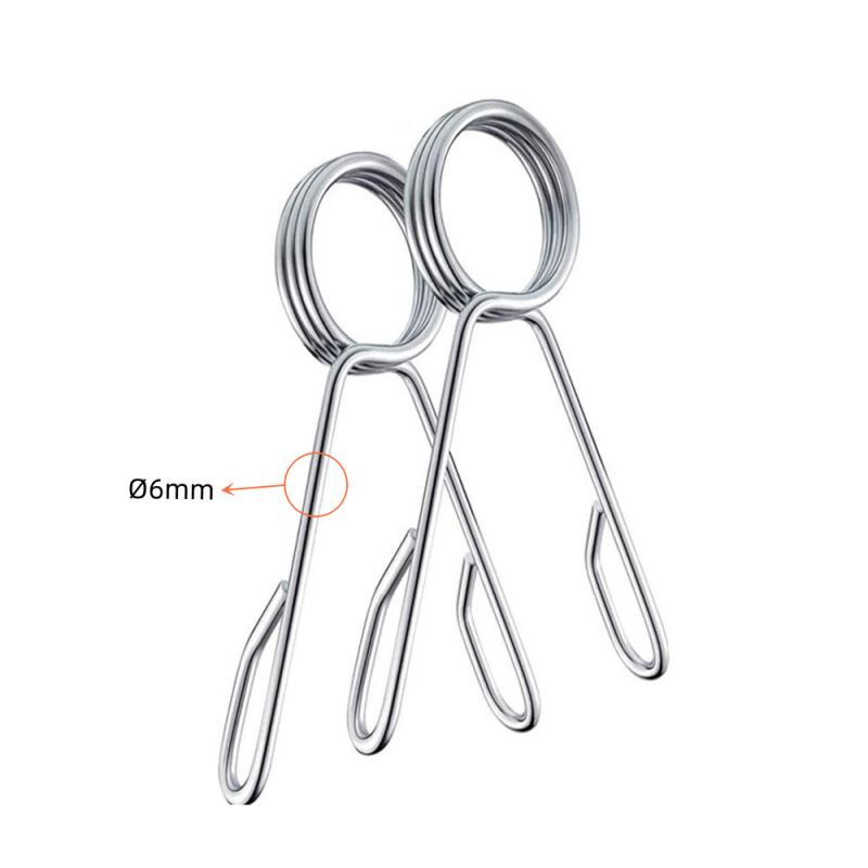 Антиразхлабващ пружинен клип за щанга и дъмбел – размери 24mm, 25mm, 28mm, 30mm, 50mm