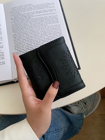 Ženski novčanik od PU kože, elegantan retro clutch, držač kartice i džep za novčiće