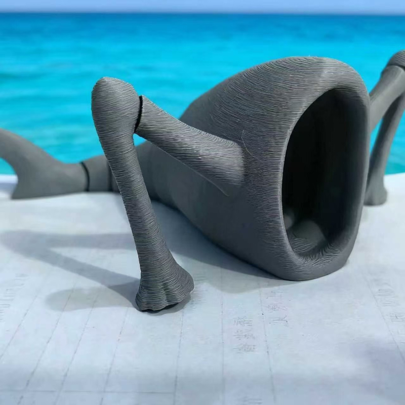 Trevor Henderson mitološki oceanski predator: model, 3D ispisani morsko čudovište igračka, kolekcionarsko fantastično biće