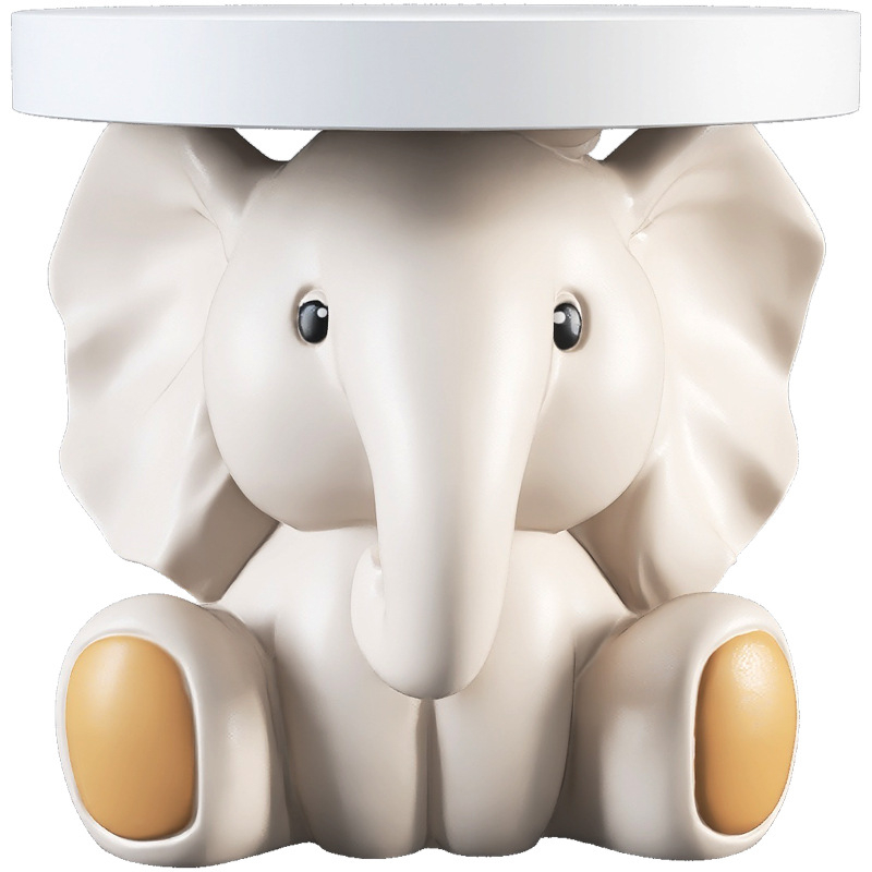 Figurină decorativă elefant pentru masă de cafea – decor living, cadou pentru casă nouă, lângă televizor și canapea