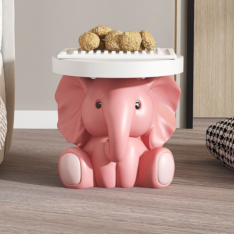 Figurină decorativă elefant pentru masă de cafea – decor living, cadou pentru casă nouă, lângă televizor și canapea