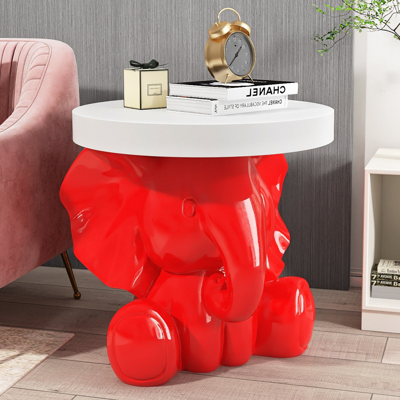 Figurină decorativă elefant pentru masă de cafea – decor living, cadou pentru casă nouă, lângă televizor și canapea