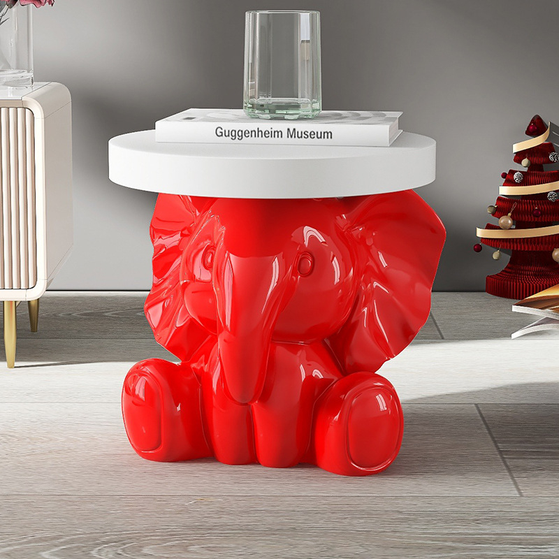 Figurină decorativă elefant pentru masă de cafea – decor living, cadou pentru casă nouă, lângă televizor și canapea
