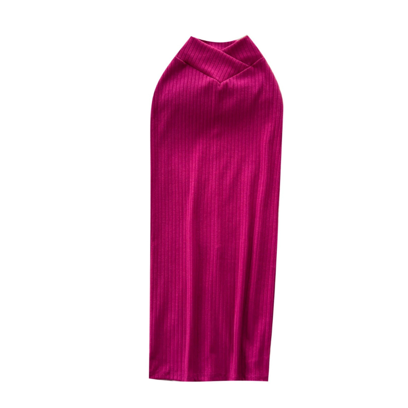 Ženska suknja s visokim strukom, midi duljine, tijesnog kroja, elegantan poslovni stil, rani jesen, jedinstveni dizajn