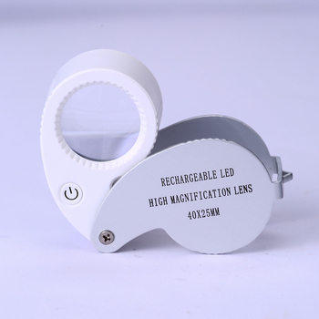 Prijenosna USB-lupa s LED osvjetljenjem za identifikaciju nakita i jadeita, 40x–60x povećanje, mini HD lupa