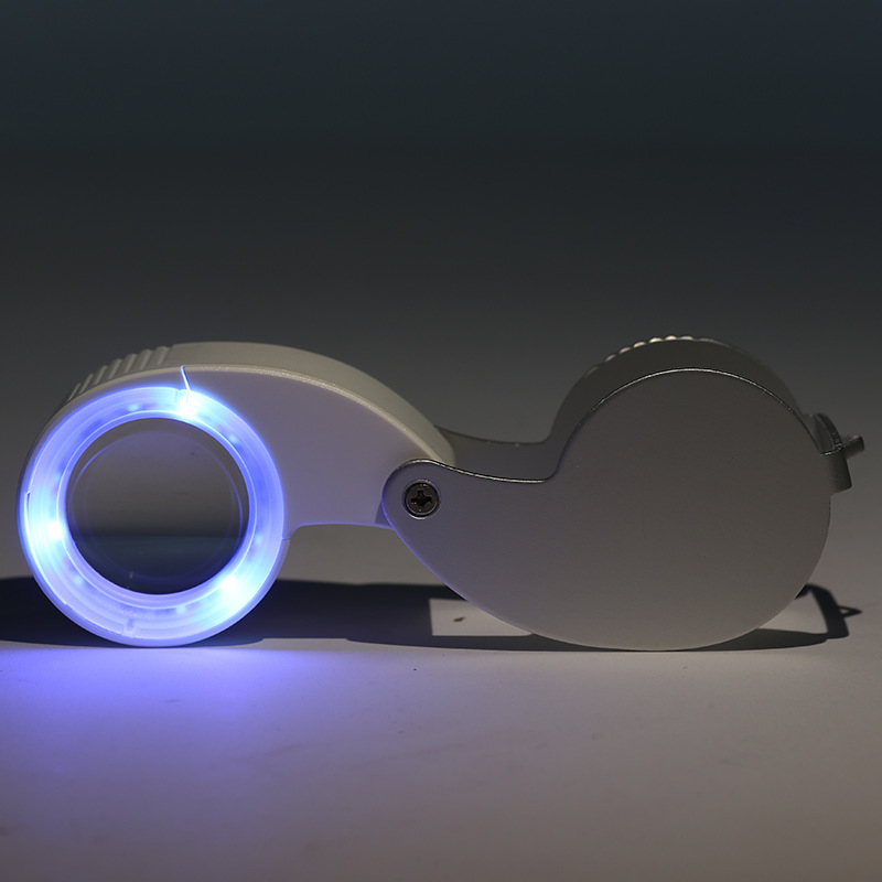 Prijenosna USB-lupa s LED osvjetljenjem za identifikaciju nakita i jadeita, 40x–60x povećanje, mini HD lupa
