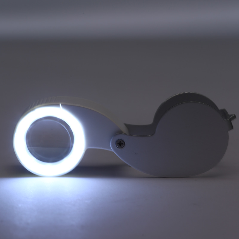 Prijenosna USB-lupa s LED osvjetljenjem za identifikaciju nakita i jadeita, 40x–60x povećanje, mini HD lupa