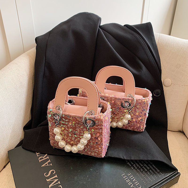 Mini torbica s paillettes u stilu Princeze Diane, lagana luksuzna večernja torba za ramena ili crossbody