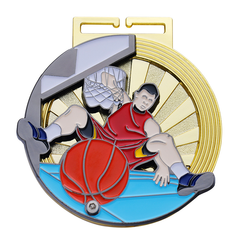 Rotirajuća metalna medalja za sportove – memorijalni maraton i dodjela nagrada za tenis, biciklizam, nogomet, košarku i trčanje