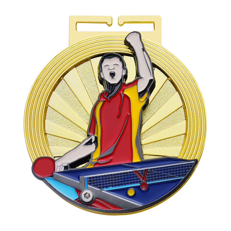 Rotirajuća metalna medalja za sportove – memorijalni maraton i dodjela nagrada za tenis, biciklizam, nogomet, košarku i trčanje