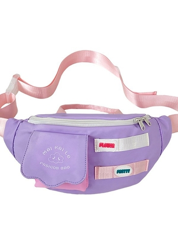 Koreai stílusú trendi női crossbody táska színblokkal, utcai divat, friss és édes.