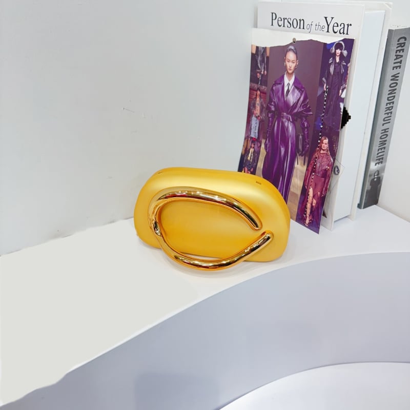Geantă acrilică cu lanț metalic, nouă în 2025, geantă de seară, același stil — crossbody sau pentru umăr