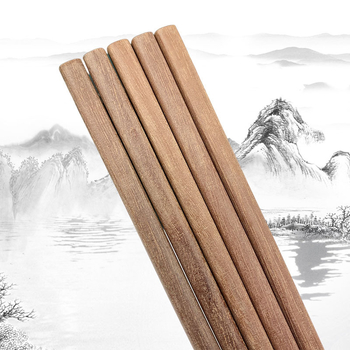 Ξύλινές κινεζικές chopsticks από ξύλο φτερού κοτόπουλου, χωρίς βαφή και κερί, από κόκκινο σανταλόξυλο, μασίφ ξύλο, για οικιακή χρήση, σετ 10 ζευγάρια