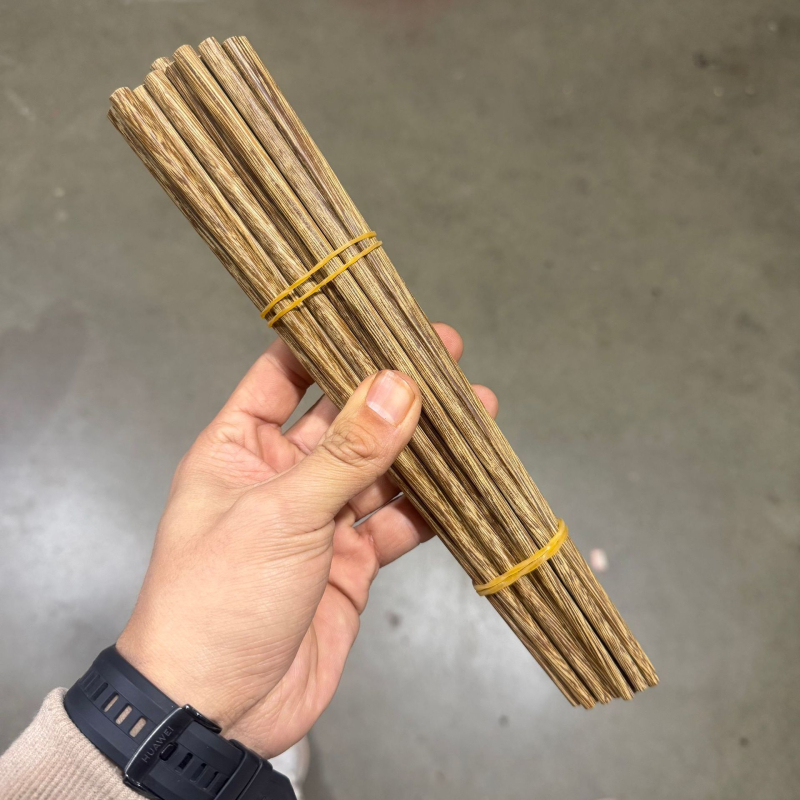 Ξύλινές κινεζικές chopsticks από ξύλο φτερού κοτόπουλου, χωρίς βαφή και κερί, από κόκκινο σανταλόξυλο, μασίφ ξύλο, για οικιακή χρήση, σετ 10 ζευγάρια