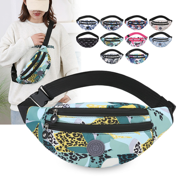 Új női kültéri sport deréktáska – könnyű, vízálló nylon crossbody táska