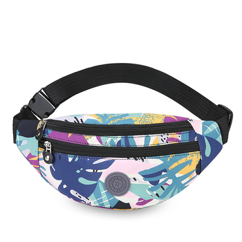 Új női kültéri sport deréktáska – könnyű, vízálló nylon crossbody táska