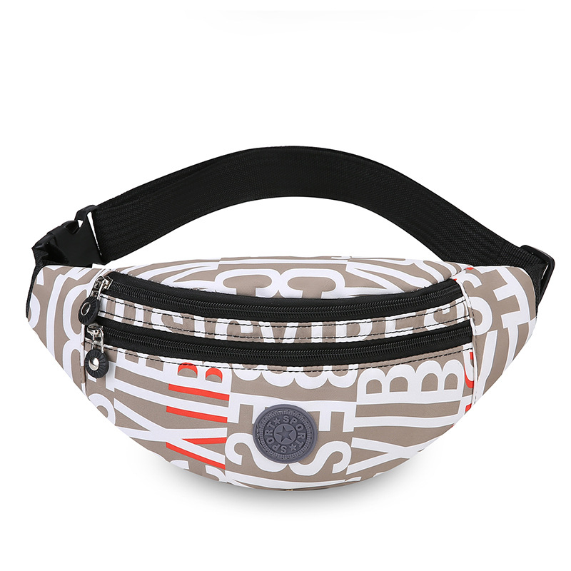 Új női kültéri sport deréktáska – könnyű, vízálló nylon crossbody táska