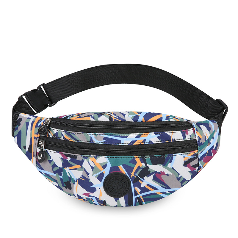 Új női kültéri sport deréktáska – könnyű, vízálló nylon crossbody táska
