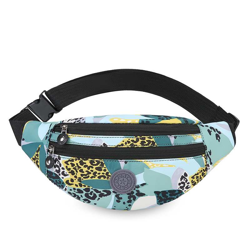 Új női kültéri sport deréktáska – könnyű, vízálló nylon crossbody táska