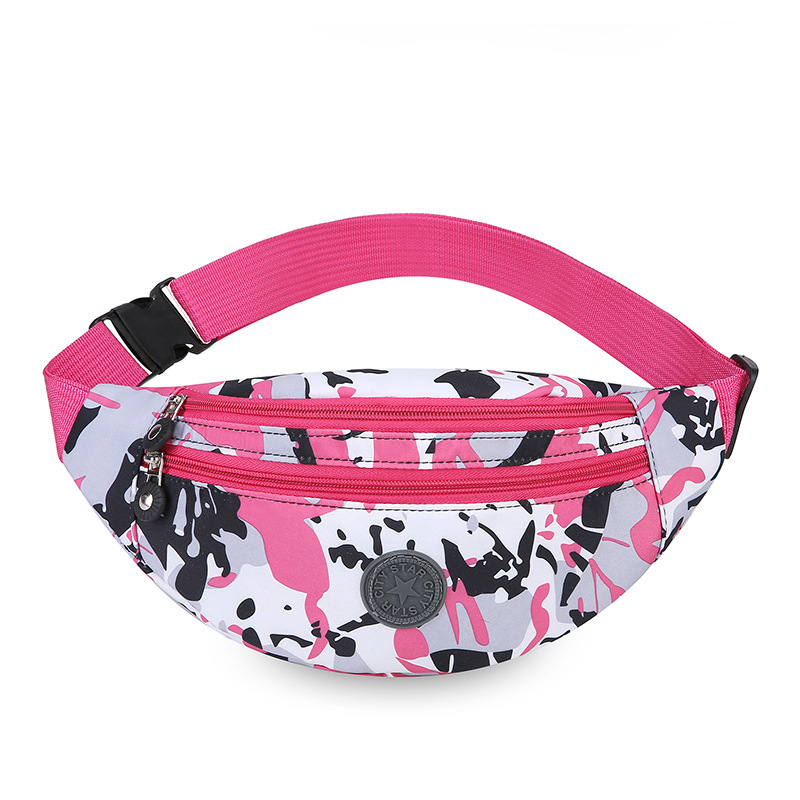 Új női kültéri sport deréktáska – könnyű, vízálló nylon crossbody táska