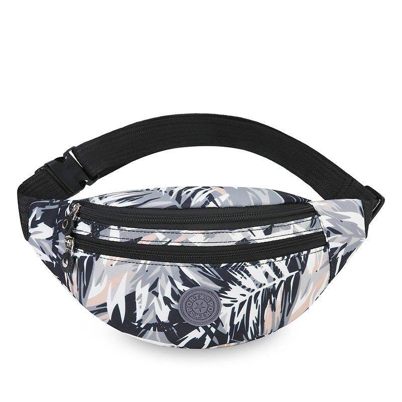 Új női kültéri sport deréktáska – könnyű, vízálló nylon crossbody táska