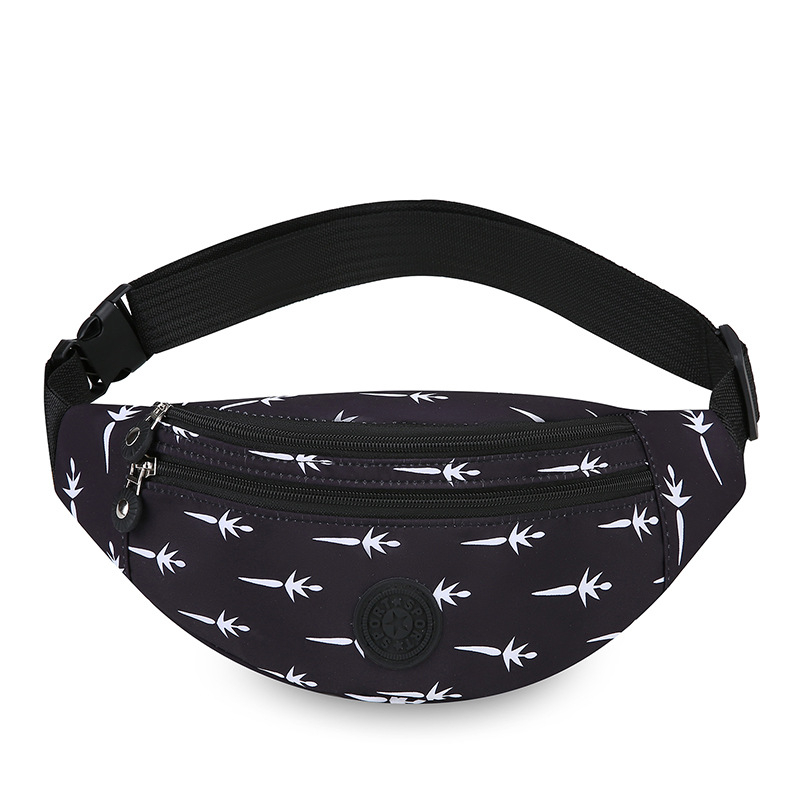 Új női kültéri sport deréktáska – könnyű, vízálló nylon crossbody táska