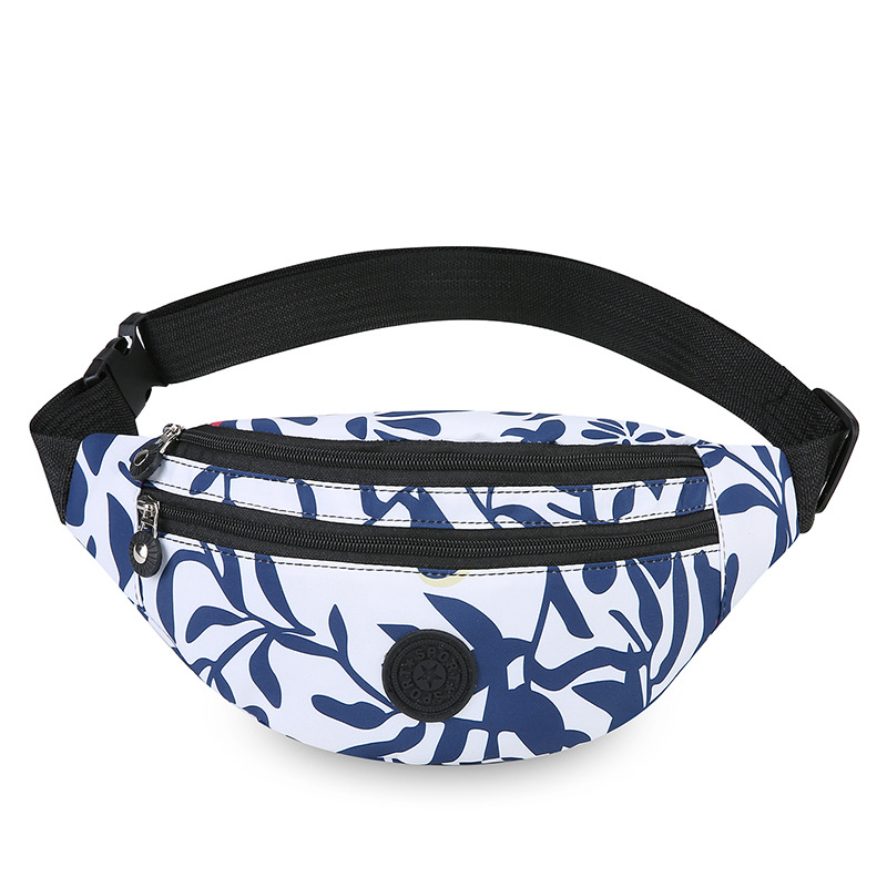 Új női kültéri sport deréktáska – könnyű, vízálló nylon crossbody táska