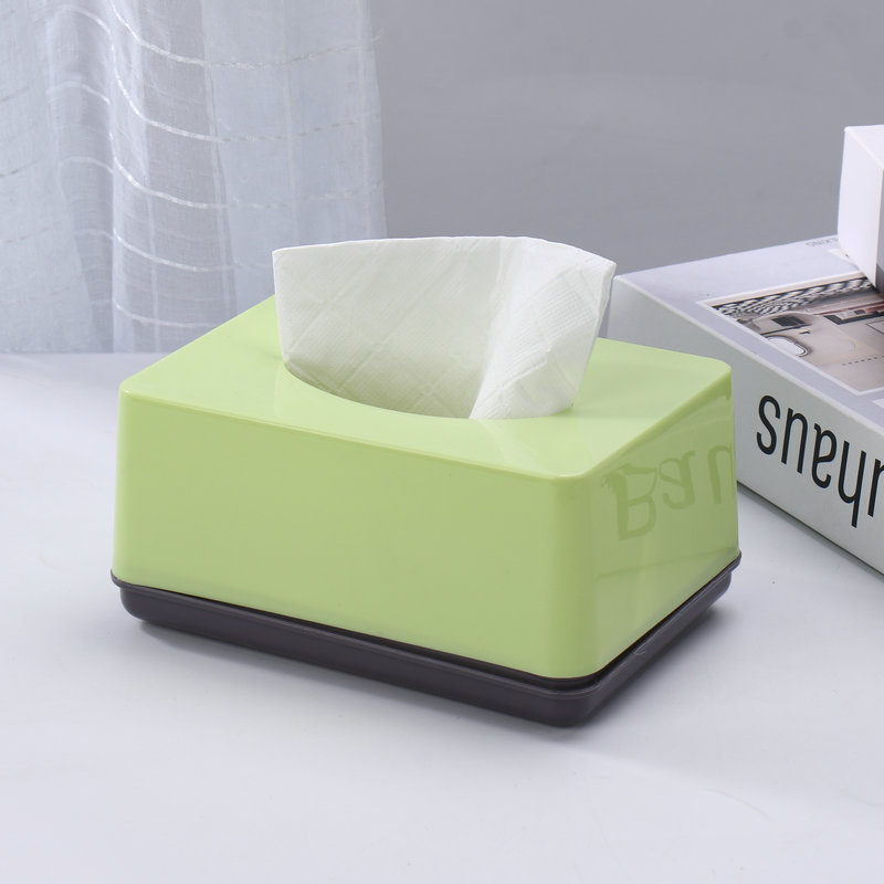Plastična kutija za papirnate ubruse s ispisanim logotipom, pravokutnog oblika, za kućnu i hotelsku upotrebu, skladištenje ubrusa