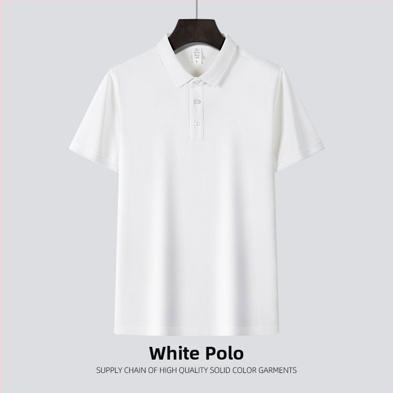 Prilagođena poslovna polo majica s izšivenim logom, prozračna pamučna piké tkanina, kratki rukav, antibakterijska, muški polo s ovratnikom