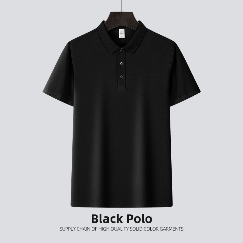 Prilagođena poslovna polo majica s izšivenim logom, prozračna pamučna piké tkanina, kratki rukav, antibakterijska, muški polo s ovratnikom