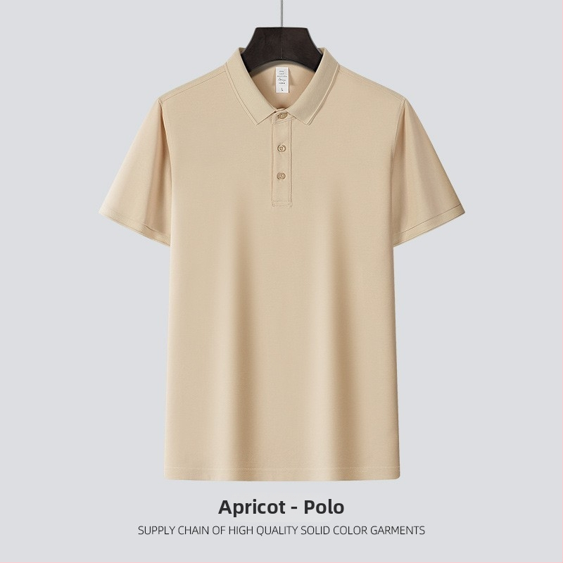 Prilagođena poslovna polo majica s izšivenim logom, prozračna pamučna piké tkanina, kratki rukav, antibakterijska, muški polo s ovratnikom