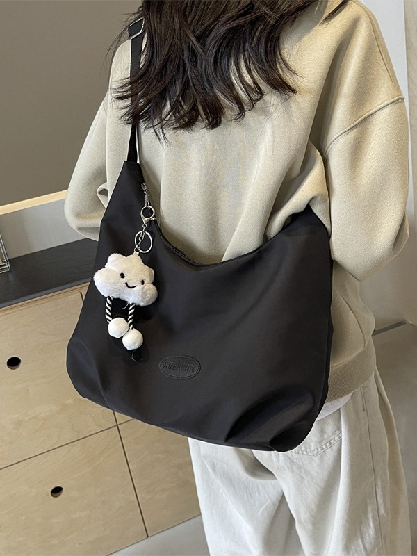 Ženska platnena torbica za rame, velika kapaciteta, casual stil, crossbody, proljeće 2026