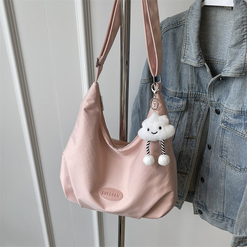 Ženska platnena torbica za rame, velika kapaciteta, casual stil, crossbody, proljeće 2026