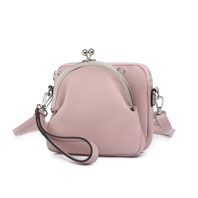 PU crossbody torba za žene, minimalistički stil, jednobojna, mala kvadratna torbica sa zatvaranjem na vrhu